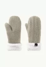 Highloft Knit Mitten Fäustlinge Damen Dusty Grey