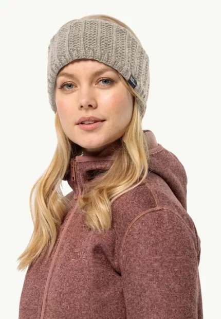 Highloft Knit Stirnband Damen-Stirnband Dusty Grey