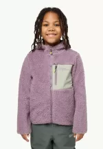 Ice Curl Hood Jacket Fleecejacke für Kinder wild blossom