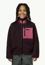 Ice Curl Jacket Fleecejacke für Kinder boysenberry/pink