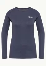 Infinite Warm Ls Damen Langarm-Funktionsshirt Graphite