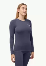 Infinite Warm Ls Damen Langarm-Funktionsshirt Graphite