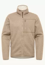 Kaminfeuer Jkt Herren-Fleecejacke anis