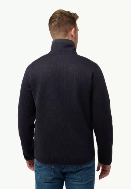 Kaminfeuer Jkt Herren-Fleecejacke dark navy