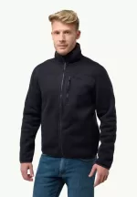 Kaminfeuer Jkt Herren-Fleecejacke dark navy