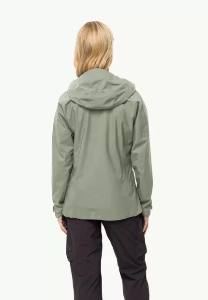 Kammweg 2l Jkt Damen Regenjacke mint leaf