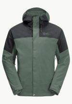 Kammweg 2l Jkt Herren Regenjacke Hedge Green