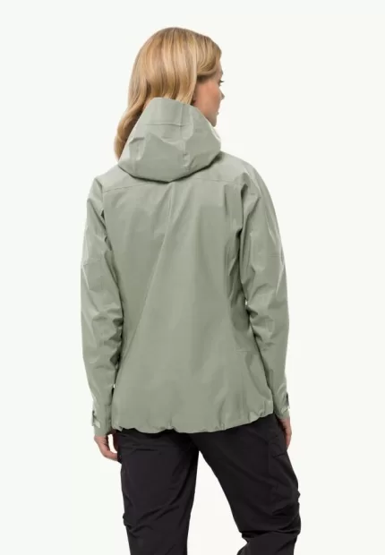 Kammweg 3l Jkt Damen Regenjacke mint leaf