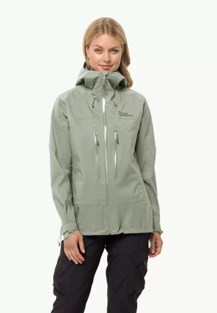 Kammweg 3l Jkt Damen Regenjacke mint leaf