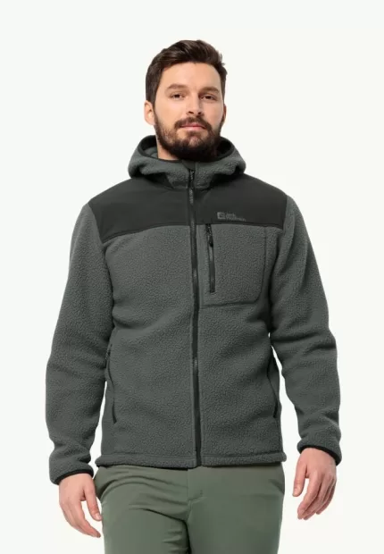 Kammweg Pile Fz Trekking Fleece Herren slate green