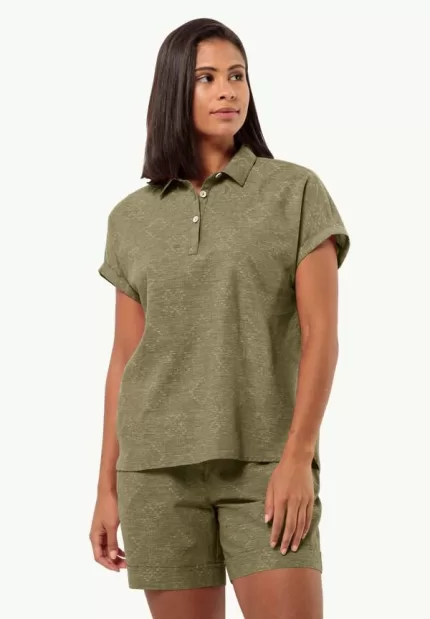 Karana Shirt Kurzarmshirt Damen Bay Leaf