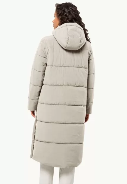 Karolinger Long Coat Damen-Wintermantel seal