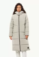 Karolinger Long Coat Damen-Wintermantel seal