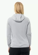 Kolbenberg Hooded Fz Damen-Fleecejacke Cool Grey