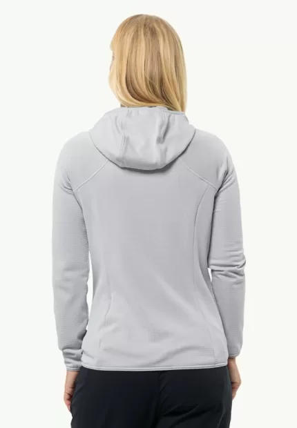 Kolbenberg Hooded Fz Damen-Fleecejacke Cool Grey