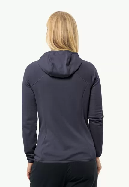 Kolbenberg Hooded Fz Damen-Fleecejacke Graphite