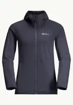 Kolbenberg Hooded Fz Damen-Fleecejacke Graphite