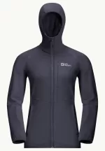 Kolbenberg Hooded Fz Damen-Fleecejacke Graphite