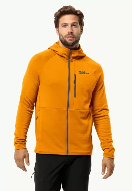 Kolbenberg Hooded Fz Herren-Fleecejacke safflower