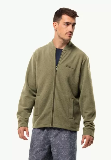 Light Curl Jkt Herren-Fleecejacke Bay Leaf