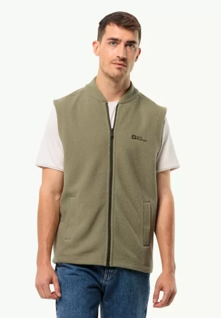 Light Curl Vest Fleeceweste für Herren Bay Leaf