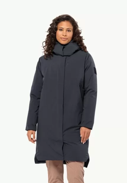 Luisenplatz Coat W Rds Damen Daunenmantel dark navy