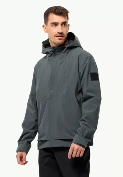 Mainkai Jkt Herren Regenjacke slate green