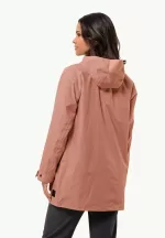 Mainkai Long Jkt Damen Regenjacke Astro Dust