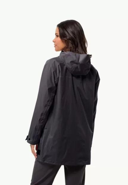 Mainkai Long Jkt Damen Regenjacke Phantom