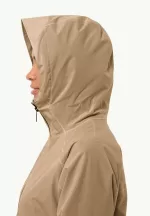 Mainkai Long Jkt Damen Regenjacke sand storm