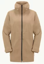 Mainkai Long Jkt Damen Regenjacke sand storm