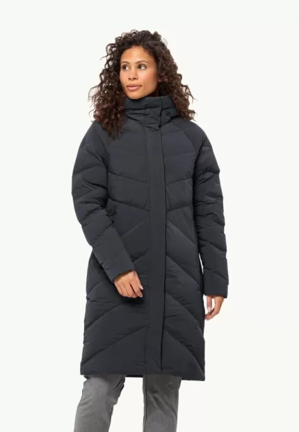 Marienplatz Coat W Rds Damen-Daunenmantel Phantom