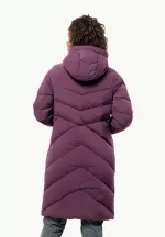 Marienplatz Coat W Rds Damen-Daunenmantel berry jam