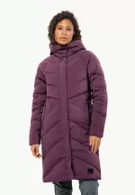 Marienplatz Coat W Rds Damen-Daunenmantel berry jam