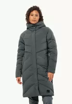 Marienplatz Coat W Rds Damen-Daunenmantel slate green