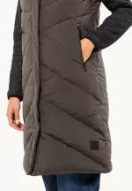 Marienplatz Vest W Rds Damen-Daunenweste cold coffee