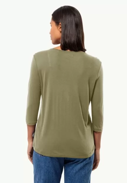 Mola 3|4 T Kurzarmshirt Damen Bay Leaf