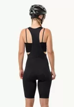 Morobbia Bib Shorts Damen-Radhose mit Hosenträgern black