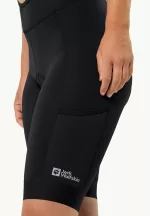 Morobbia Bib Shorts Damen-Radhose mit Hosenträgern black