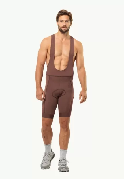 Morobbia Bib Shorts Herren-Radhose mit Hosenträgern Dark Rust