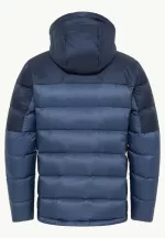 Nebelhorn Down Hoody M Rds Herren-Daunenjacke nature blue