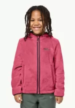 Nepali Jacket Mädchen-Fleecejacke pink lemonade