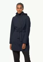 Norden Port Coat Damen-Regenmantel night blue