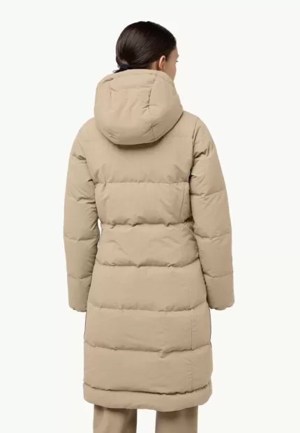 Nordlicht Coat W Rds Damen-Daunenmantel anis