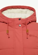 Nordlicht Coat W Rds Damen-Daunenmantel red coral