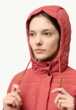 Nordlicht Coat W Rds Damen-Daunenmantel red coral