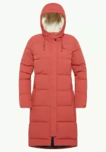 Nordlicht Coat W Rds Damen-Daunenmantel red coral