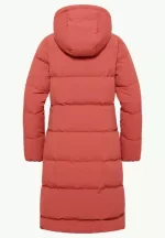 Nordlicht Coat W Rds Damen-Daunenmantel red coral