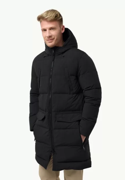 Nordlicht Parka M Rds Herren-Daunenmantel black