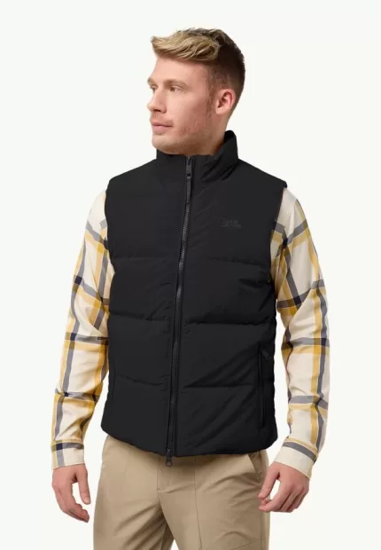 Nordlicht Vest M Rds Herren-Daunenweste black